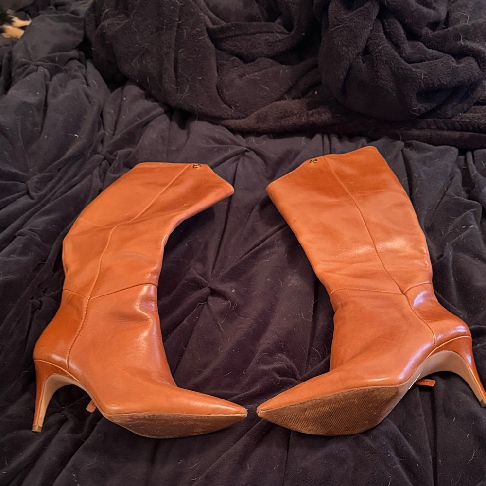 Louise et Cie Tan Heeled Boots